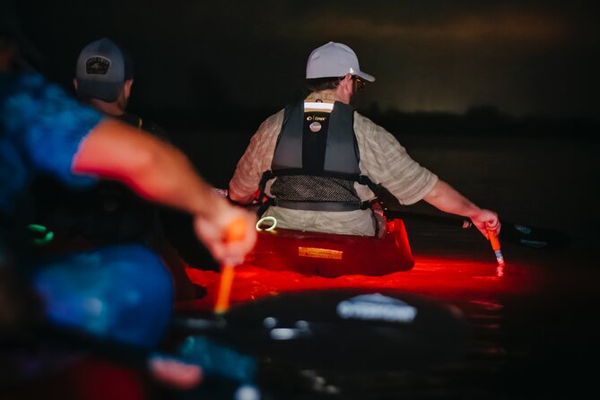 LED Bio Comb Jelly Clear Bottom Kayak or Paddleboard Tour! - Guides make the difference: Chris, Tom, Dustin, and Noah