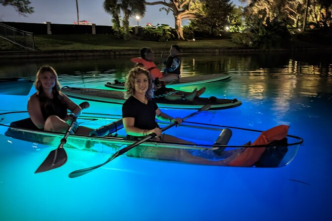 LED Glow in the Dark Clear Kayak or Paddleboard in Paradise - Key highlights you’ll feel fast