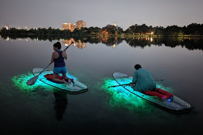 LED Glow in the Dark Clear Kayak or Paddleboard in Paradise - Comfort tips that make a night paddle actually pleasant