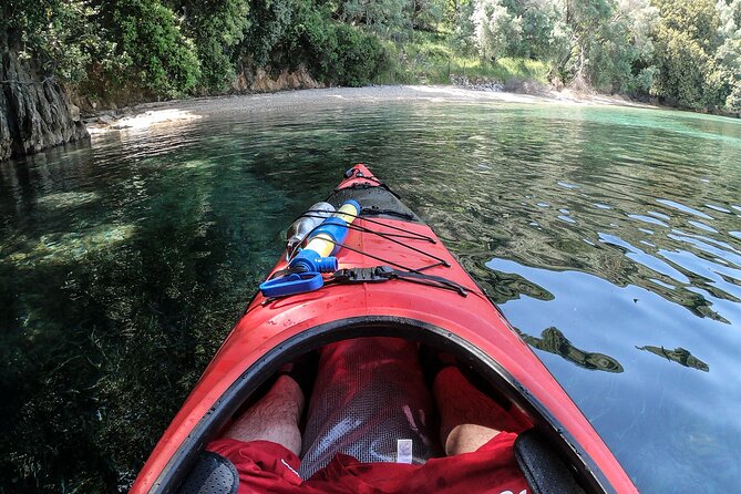 Lefkada Kayak : Explore Blue Cave with a Taste of Greece - The beach stop: a Greek snack that feels like part of the trip