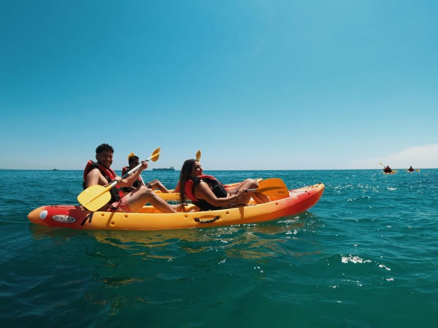 Lisbon: Arrábida Kayak & Wild Beach Snorkeling with Pickup - Beach-hut drinks and the relaxed break between water sessions