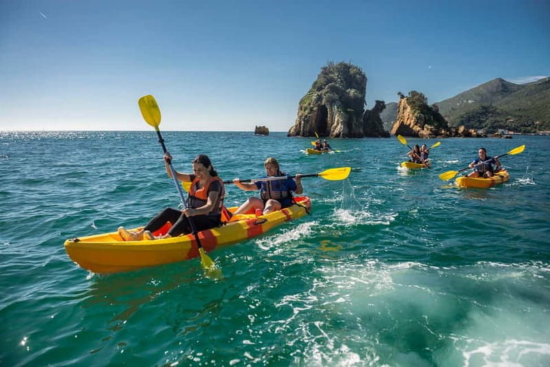 Lisbon: Kayak Tour Arrábida Natural Park, Setubal, Sesimbra - The first lesson: you’ll learn to control the canoe before you go far