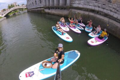 Ljubljana Stand-Up Paddle Boarding Lesson and Tour - ŠPICA CAFFE Meeting Point: Show Up Ready, Not Rushed