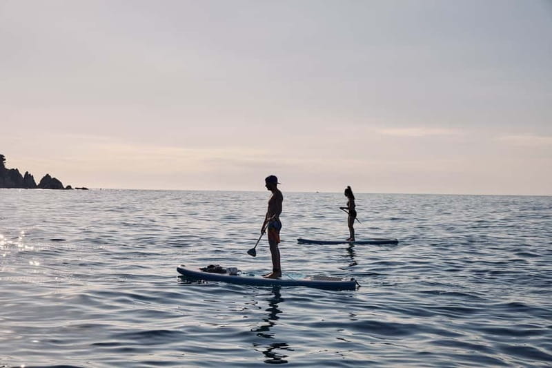 Lloret de Mar: Sunrise Paddle Board Ride with Instructor - What the 78-minute SUP session feels like on calm morning water