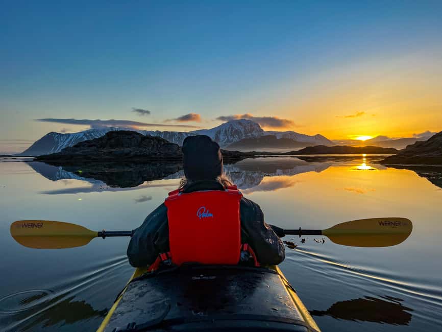 Lofoten: Half-Day Winter Kayak Adventure - Meeting at Eggum: the red container and the cold start