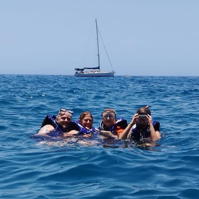 Los Cristianos: Kayak & Snorkel Tour with turtles and photos included - Fish farms and Palm Mar Cave snorkeling with turtles in clear water