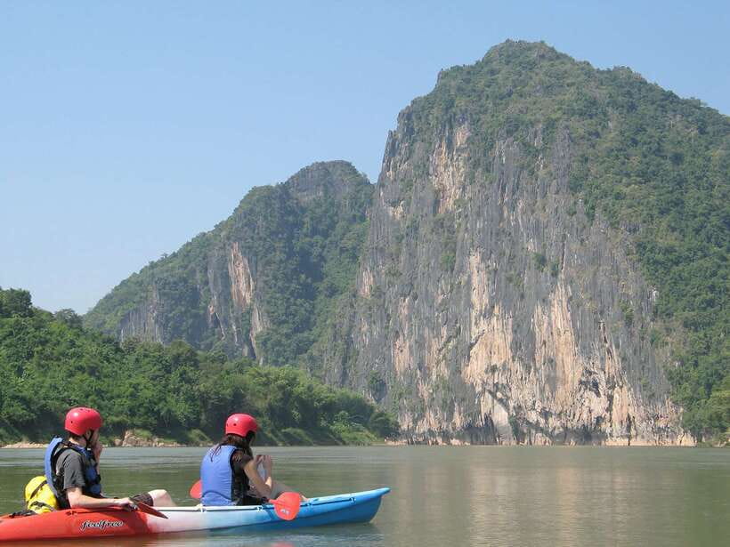 Luang Prabang: Kayak Tour to Pak Ou Caves - Getting on the water: easy route, but plan for slippery entry