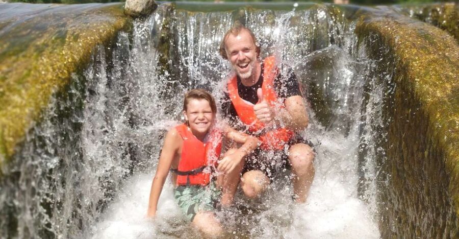 Lucca: Family-Friendly Kayaking Tour with Aperitif - The Main Ride: Green Banks, Slides, Rapids, and When You Can Swim