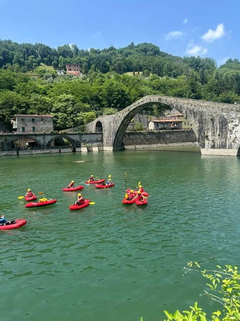 Lucca: kayaking at the devil's bridge - Meeting Via di Serraglia and Getting Ready in Plain English