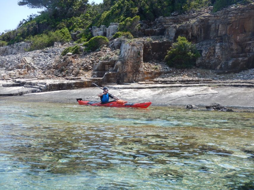 Lumbarda: Half-Day Kayaking and History with Wine delight - Badija Island Franciscan Monastery and Wild Deer Walk