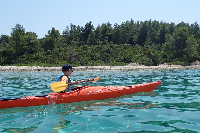 Lumbarda-Sunset Kayaking Experience with picnic: Wine and Sweets - The best part: paddling to the sunset spot and eating like it’s the plan