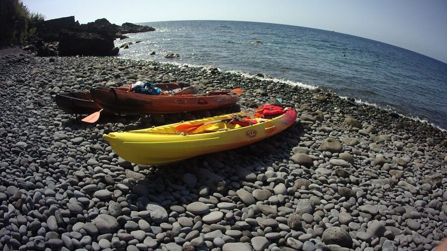 Madeira: Garajau Nature Reserve Kayak and Snorkel Tour - If weather turns: exploring from the kayak instead
