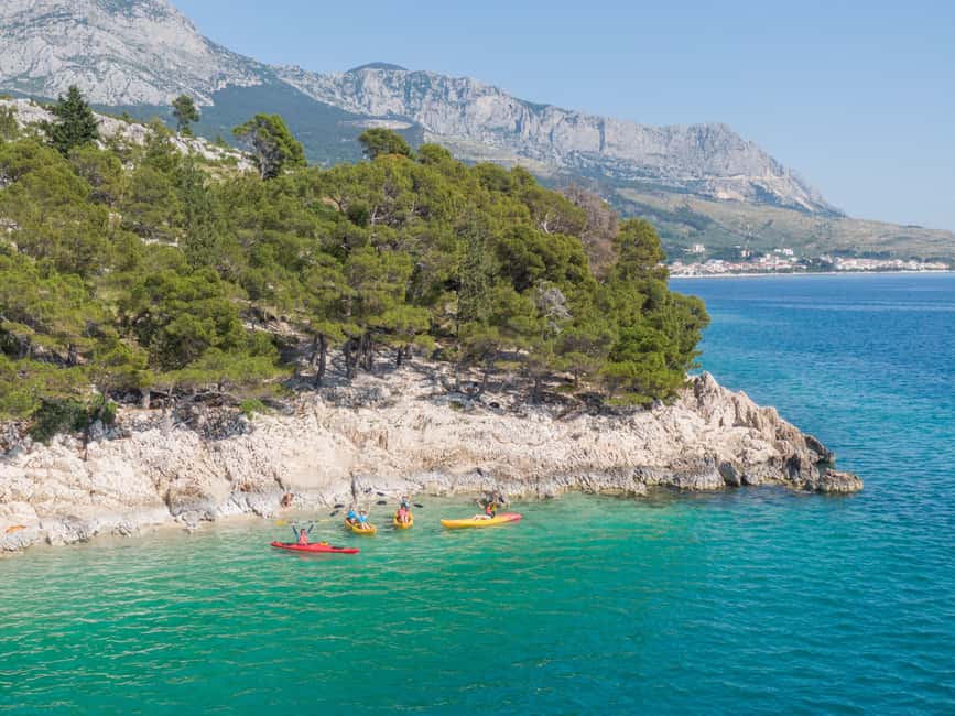 Makarska: Guided Sea Kayaking Tour with Snorkeling Stop - Snorkeling at the best water, not just a random stop