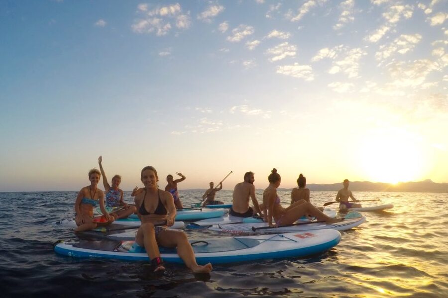 Mallorca: Kayak Sunset Tour from Ca'n Pastilla Beach - From BonaOna Surf School to the Water: The First Part of the Tour