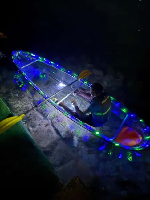 Malta: Illuminated Night Kayak Tour - Glow In The Dark - The Magic Trick: A Transparent Kayak That Lights Up the Water