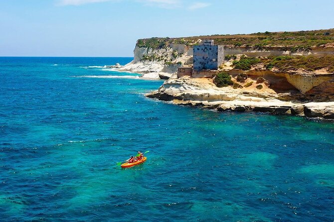 Malta: Ultimate Kayak Adventure - Where You Launch: Sensi Watersports by Sensi Lido Beach