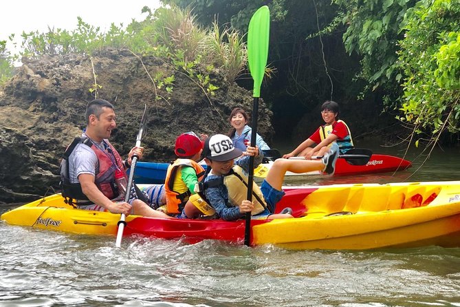Mangrove kayaking to enjoy nature in Okinawa - English-friendly guidance: how they help without Japanese