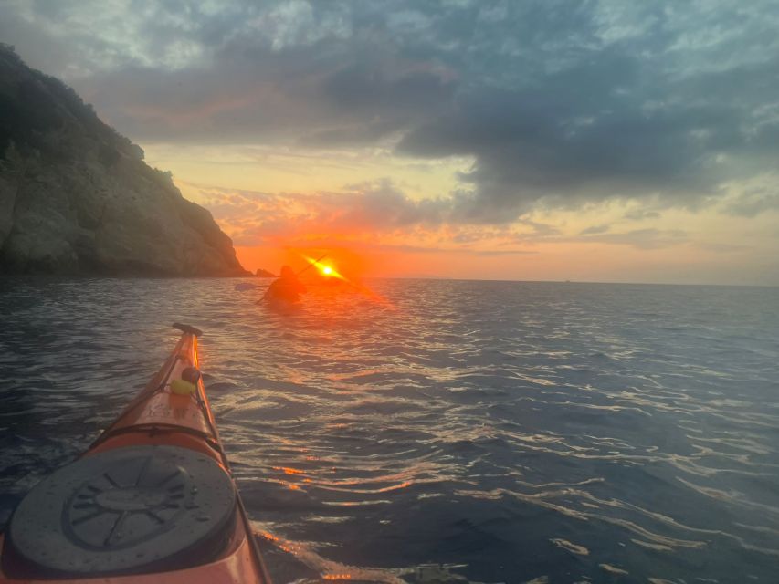 Marciana Marina: Evening Sea Kayaking Tour with Swim Stop - Meeting point: find the post office first