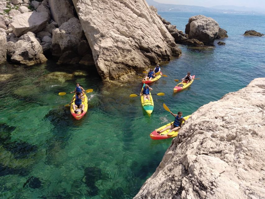 Marseille: Côte Bleue Calanques Half-Day Kayak Tour - Gear and briefing: what you get, what you should add