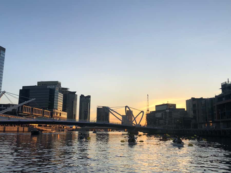 Melbourne: Sunset Kayak Tour with Dinner - Victoria Harbour Views: City Skyline From Water-Level