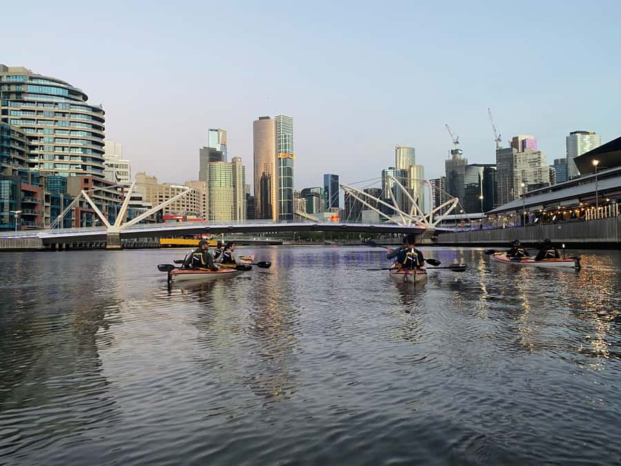 Melbourne: Sunset Kayak Tour with Dinner - Dinner on the Water: Fish and Chips While You Stay Seated