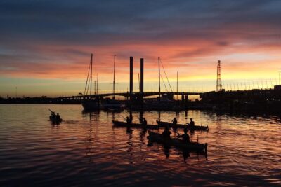 Melbourne Sunset Kayaking Experience with Dinner - The Route: Docklands, Crown Casino, Princes Bridge, and Southbank by Night