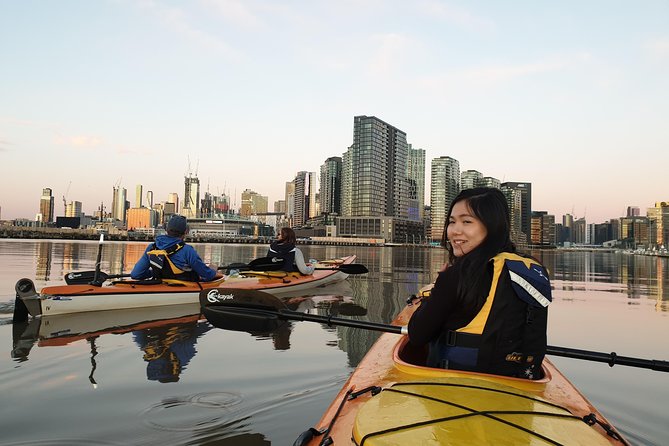 Melbourne Sunset Kayaking Experience with Dinner - Crown Casino Fire-Ball Display: A Fun Photo Moment With City Energy