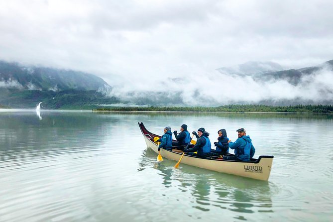 Mendenhall Glacier Lake Canoe Tour - Stop 1: getting up close to Mendenhall Glacier from the water