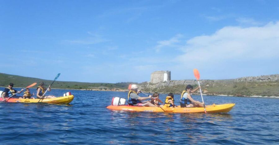 Menorca: Half-Day Kayak Excursion in Fornells - Getting on the Kayak: Tutorial, Private Dock, and Paddling Reality