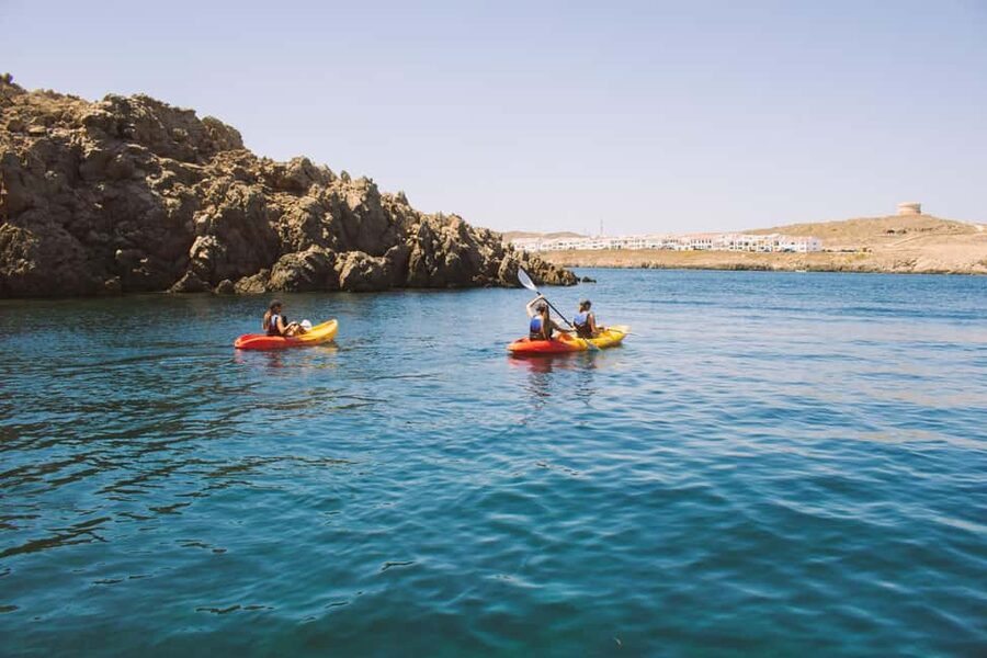 Menorca: Kayak rental in Fornells - Fornells Bay From the Water: Why This Rental Feels Worth It