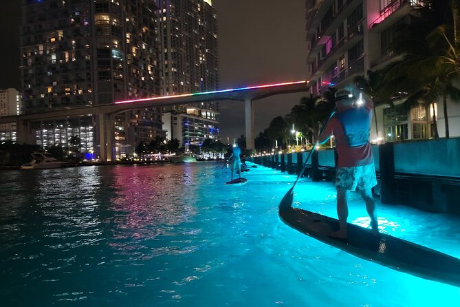 Miami City Lights Night SUP or Kayak - Miami City Lights at 8:30 pm: the real magic timing