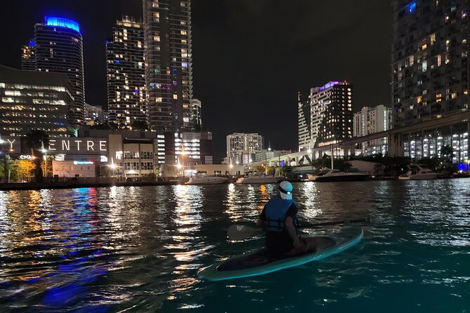 Miami City Lights Night SUP or Kayak - Safety and the first paddle: how guides keep it calm