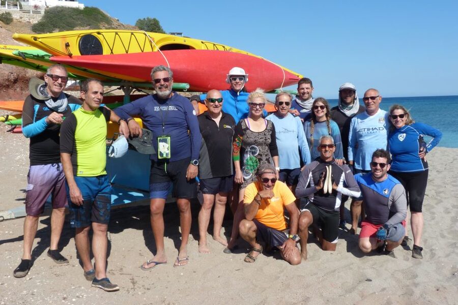 Milos: Guided Kayaking Trip with Snorkelling & Lunch - The kayak lesson: how you don’t feel lost after 10 minutes