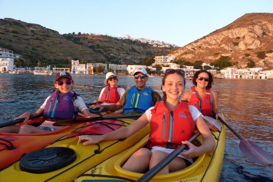 Milos: Sea Kayaking Trip at Sunset with Snack - The Klima Swim Stop (around 19:30): Snack Time and a Break From Seats