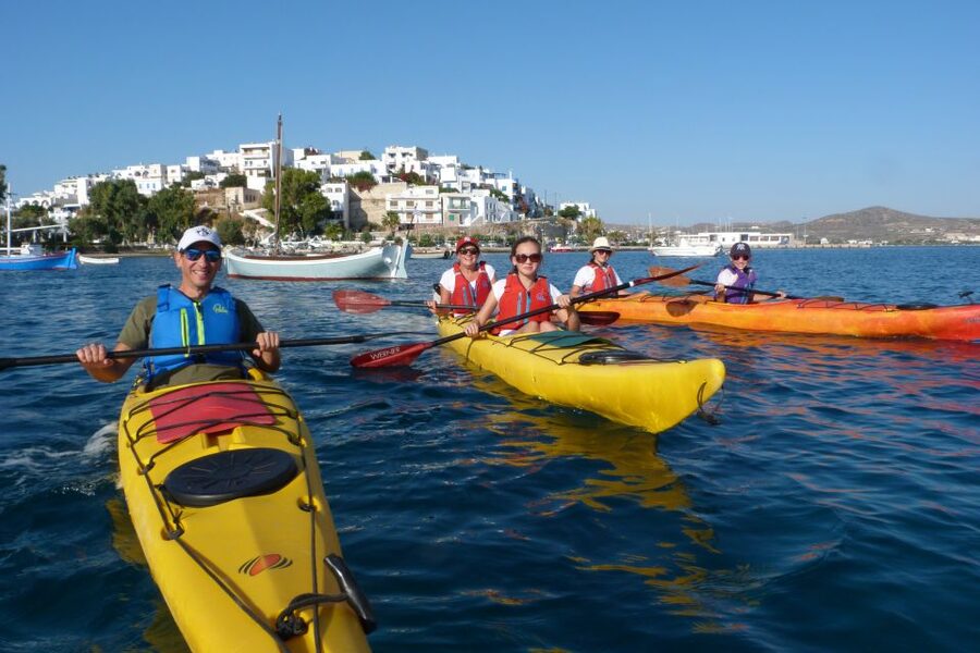 Milos: Sea Kayaking Trip at Sunset with Snack - Meeting at Lagada Beach: Getting Fitted and Ready to Paddle