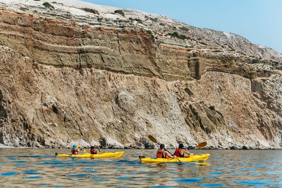 Milos: Tsigrado and Gerakas Beach Kayaking Tour - Practical Tips for Your Day at Fyriplaka