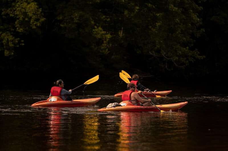 Mont-Tremblant: Self guided kayak/paddleboard on Rouge River - Checking In and Getting on the Water: Shuttle, Gear, and First Strokes