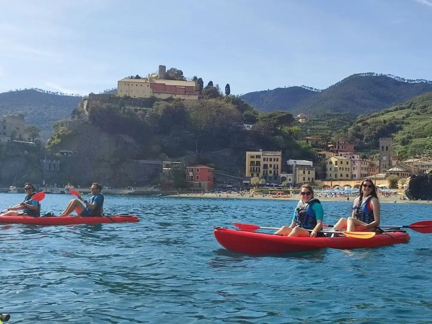 Monterosso al Mare: Monterosso Kayak and Snorkeling Tour - Meeting at Stella Marina: Showers and Changing Rooms Save Your Day