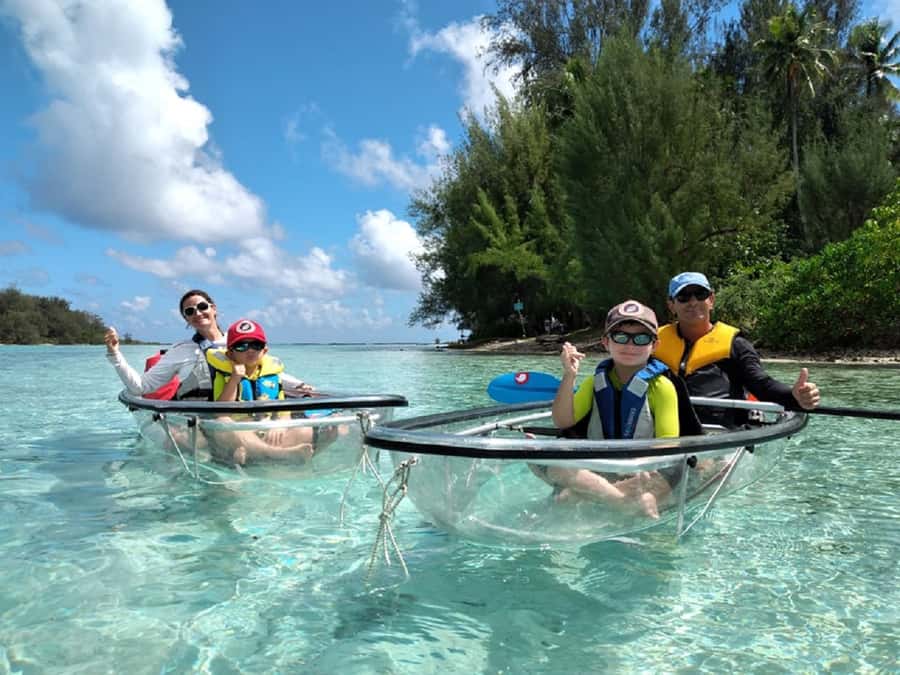 Moorea: Hauru Lagoon 3-hour Guided Kayak Tour with Snack - What you might see: from clownfish to blacktip sharks