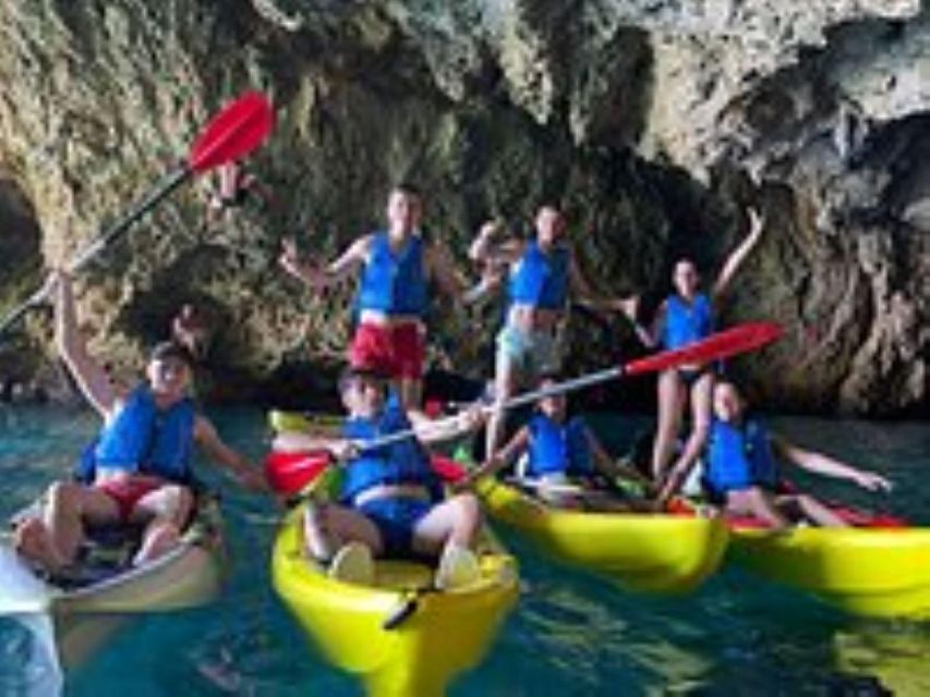Moraig: Kayak Excursion to Moraig & Cave peces-testos - Stop 1: Falla Moraig (Cueva de los Peces) and the science of the water mix