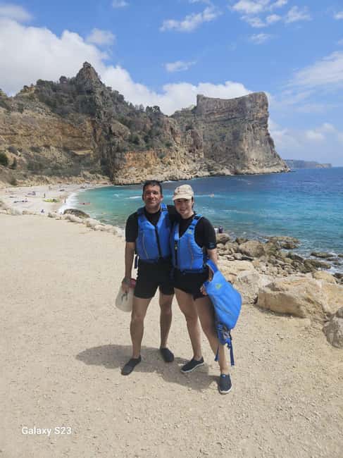 Moraig: Kayak Excursion to Moraig & Cave peces-testos - Stop 2: Cala de Los Testos for snorkel time and history