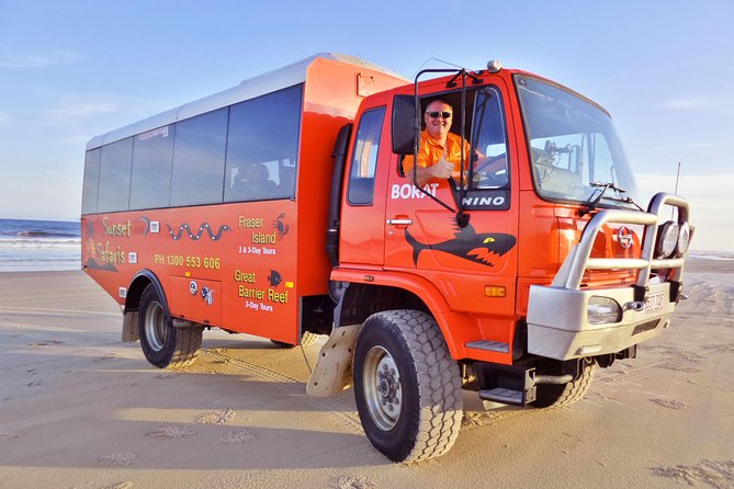 Moreton Island Day Trip (Kayak, Snorkel & Sandboard) frm Brisbane or Gold Coast - Sandboarding on Moreton Island: adrenaline with a how-to