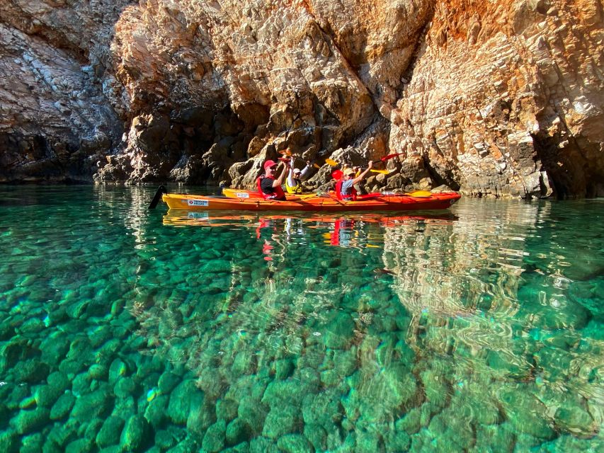 Naxos: Rhina Cave and Coastline Sea Kayaking Tour - Price and value for $106 on the south coast