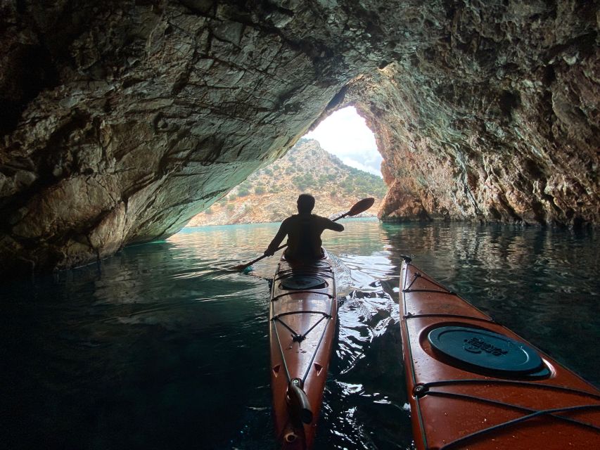 Naxos: Rhina Cave and Coastline Sea Kayaking Tour - Kalandos Beach: the smart south-coast launch
