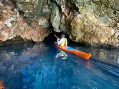 Naxos: Rhina Cave and Coastline Sea Kayaking Tour - The 9 km paddle: coves, cliffs, and bird country