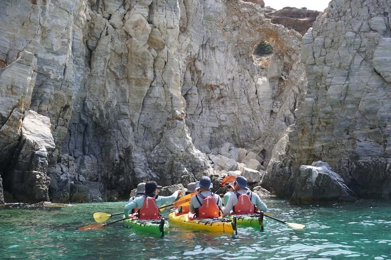Naxos: Rina Cave Sea Kayak Tour with Snorkeling and Picnic - Paddle the South Coast: Quiet Coves, Wildlife, and Photo Stops