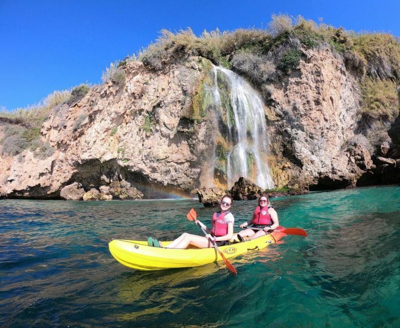 Nerja: Guided Kayak Tour Nerja Cliffs and Maro Waterfall - Meeting at Burriana Beach: where to park and where to stage