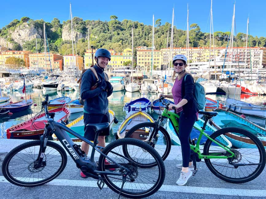 Nice: Villefranche-sur-Mer E-Bike and Paddleboard Tour - What you’ll do with the guide around Villefranche (and what you control)