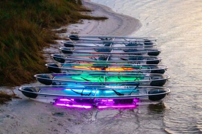 Night Glow Kayak Paddle Session in Navarre Beach - Clear Kayaks With Colored Lights: What You’ll See Off Navarre Beach