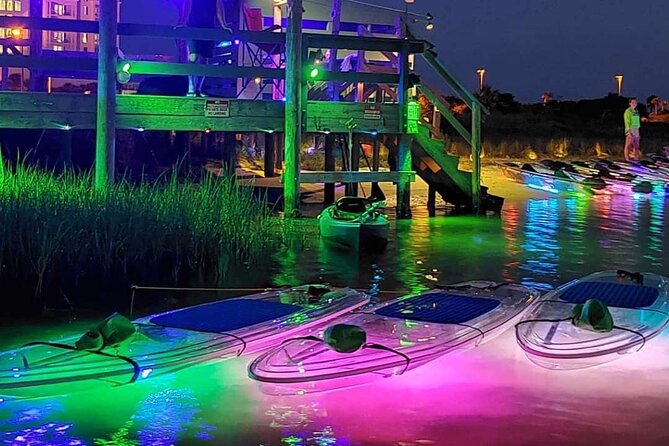 Night Glow Kayak Paddle Session in Pensacola Beach - Getting In: Life Jacket Fit, Shoes, and That First Stroke